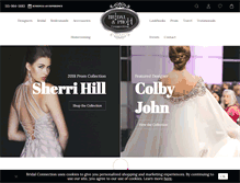 Tablet Screenshot of bridalconnectiondsm.com